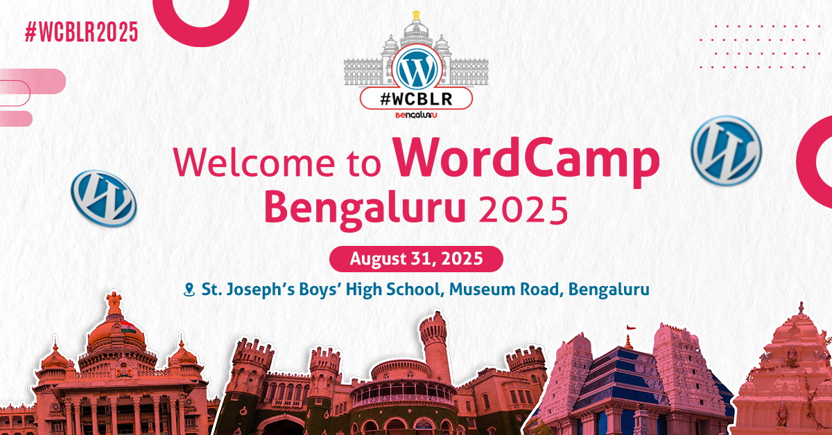 Welcome to WordCamp Bengaluru, India